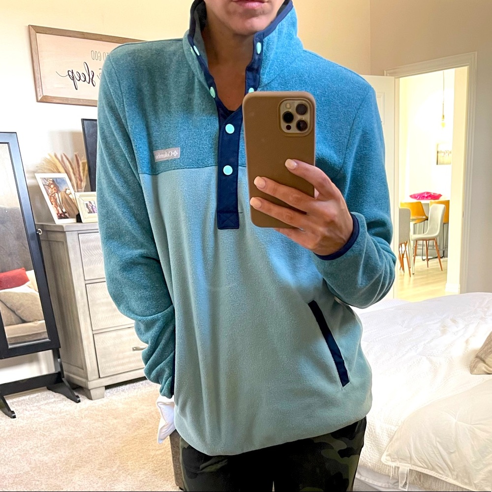 Columbia snap fleece women’s pullover